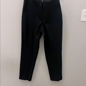 Talbots Curvy The Perfect Chino Pants NWT Size 8 Black Straight Leg